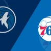 Timberwolves vs 76ers
